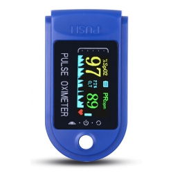 Пульсоксиметр Fingertip Pulse Oximeter LYG-88 (Белый / Синий)