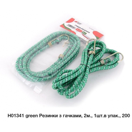 Резинка для тачки зеленая 1,5м H01341