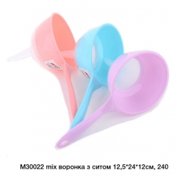 Лійка з ситом кухонна М30022