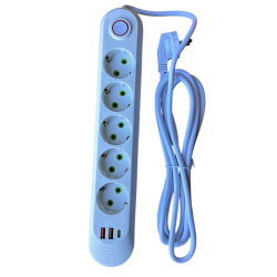 Подовжувач з кнопкою + USB Вхід А05USB- 2М