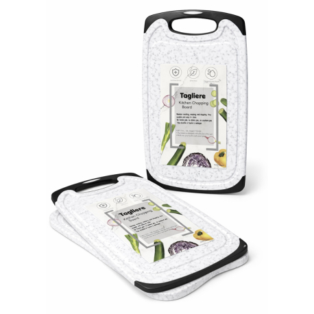Обробна дошка пластикова (BPA Free) 40×24 см 15-09