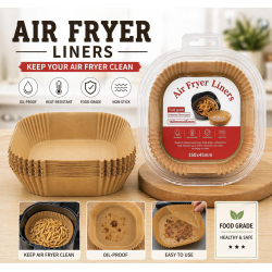 Паперові вкладки для аерофраєра Air Fryer Liners 160×45 мм