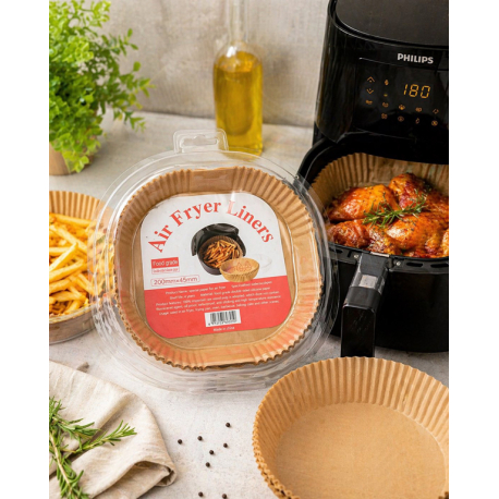 Паперові вкладки для аерофраєра (Air Fryer Liners) 200×45 мм