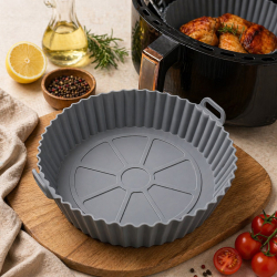 Силіконова форма для аерофраєра з ручками 22×18,5×6 см