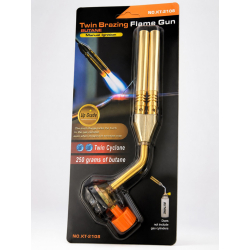 Газовий пальник Twin Brazing Flame Gun з подвійним соплом — Артикул 2108